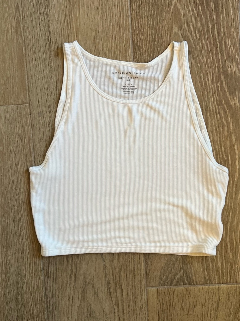 American Eagle Outfitters Ribbed Tank Tops - White, Burgundy, Olive - Picture 2 of 7